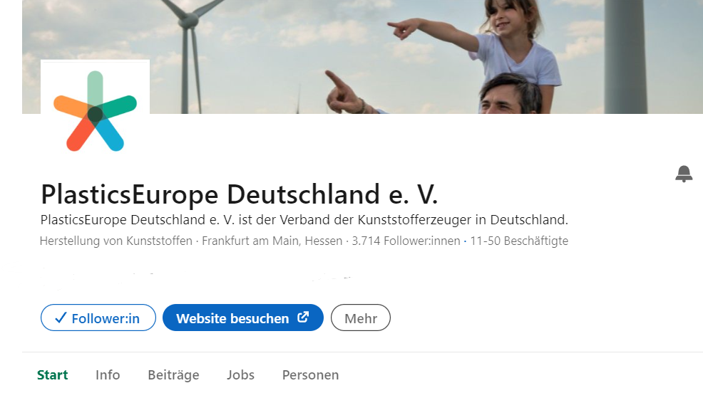 Für News und Updatds folgen Sie Plastics Europe auf X und LinkedIn
